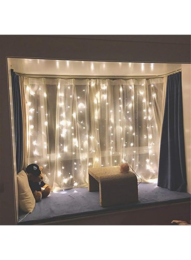 erorex Decoration Twinkle Lights 300 Led Window Curtain String Light Wedding Party Home Garden Bedroom Outdoor Indoor Wall Decorations - Image 1
