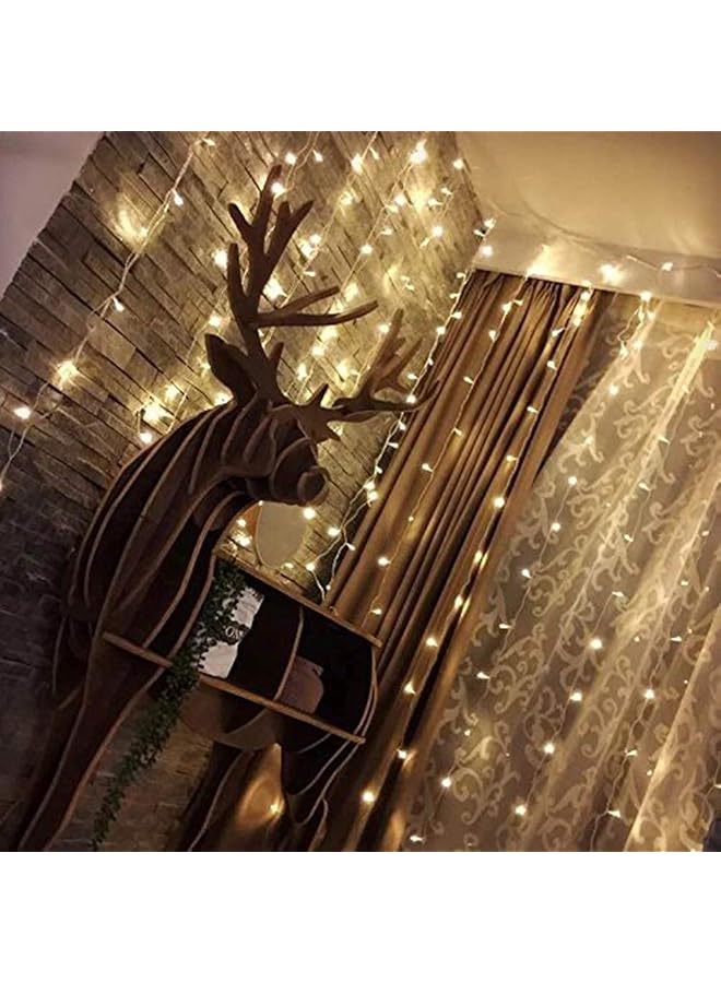 erorex Decoration Twinkle Lights 300 Led Window Curtain String Light Wedding Party Home Garden Bedroom Outdoor Indoor Wall Decorations - Image 4