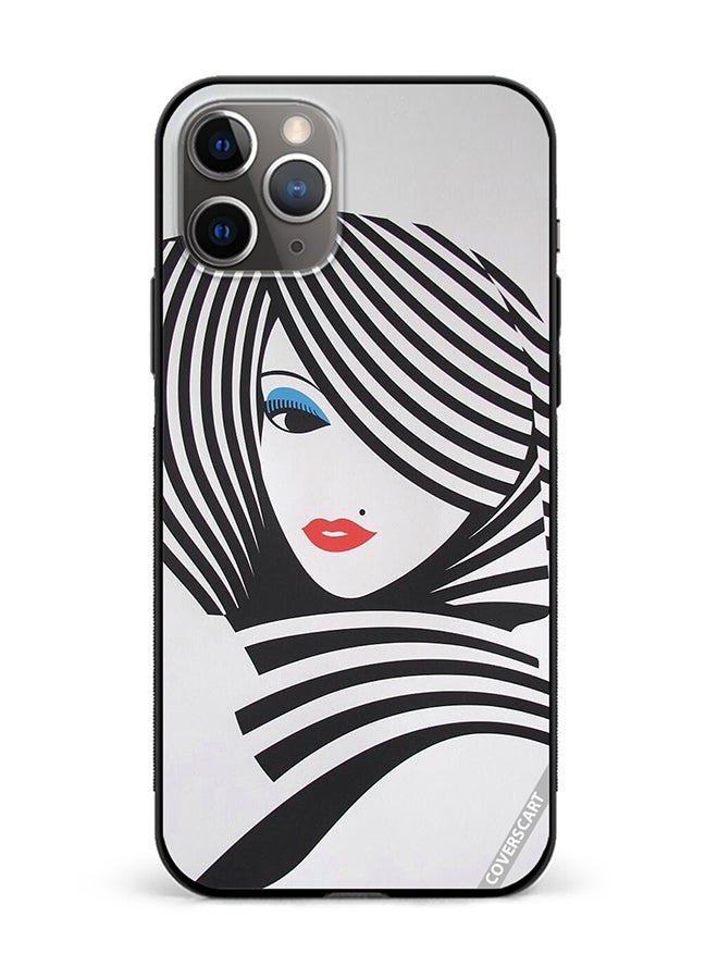 COVERSCART Protective Case Cover For Apple iPhone 11 Pro Cute Girl Artclip Design Multicolour