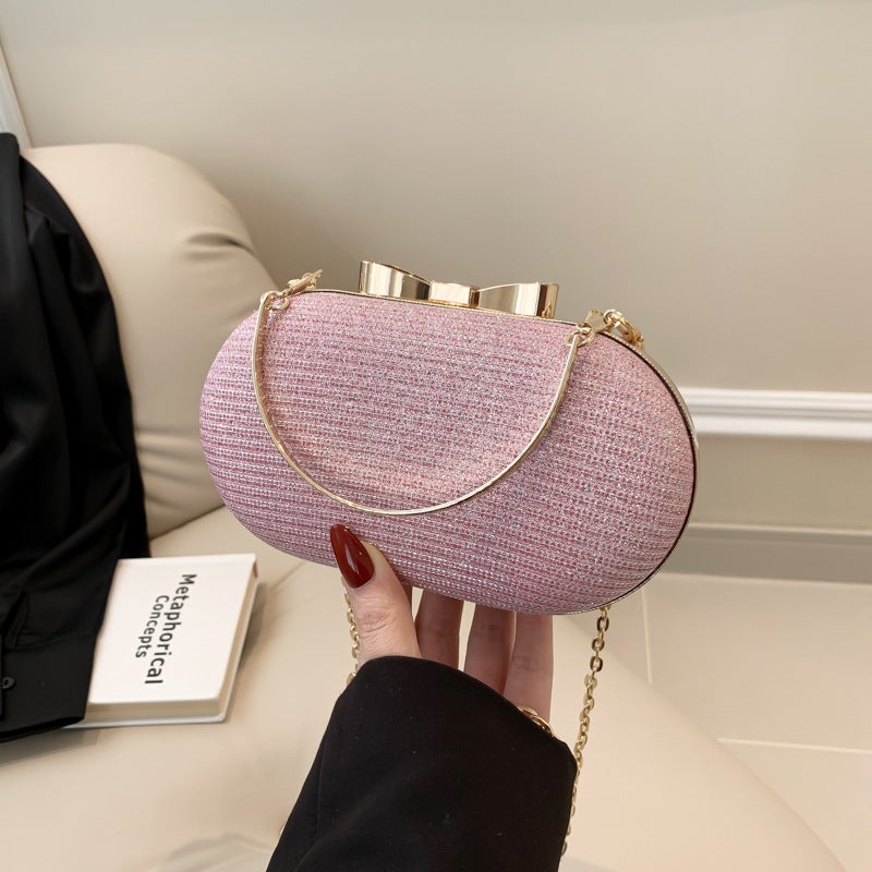 This Year'S Popular Small Bag Women'S Bag Socialite Dinner Clutch High-End Sense Hand-Held Chain Small Square Bag - Image 1