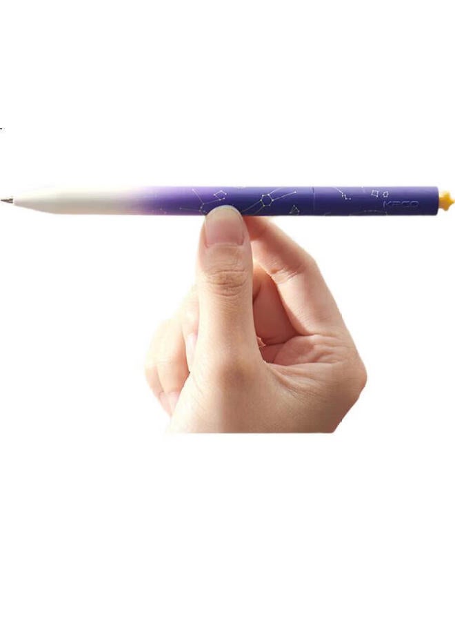 Kaco Rotating Neutral Pen High-Value Chinese National Museum Co-Branded 0.5Mm Black Pen Quick-Drying Signature Pen Student Brushing Exam Water Pen Starry Brilliance - Image 1