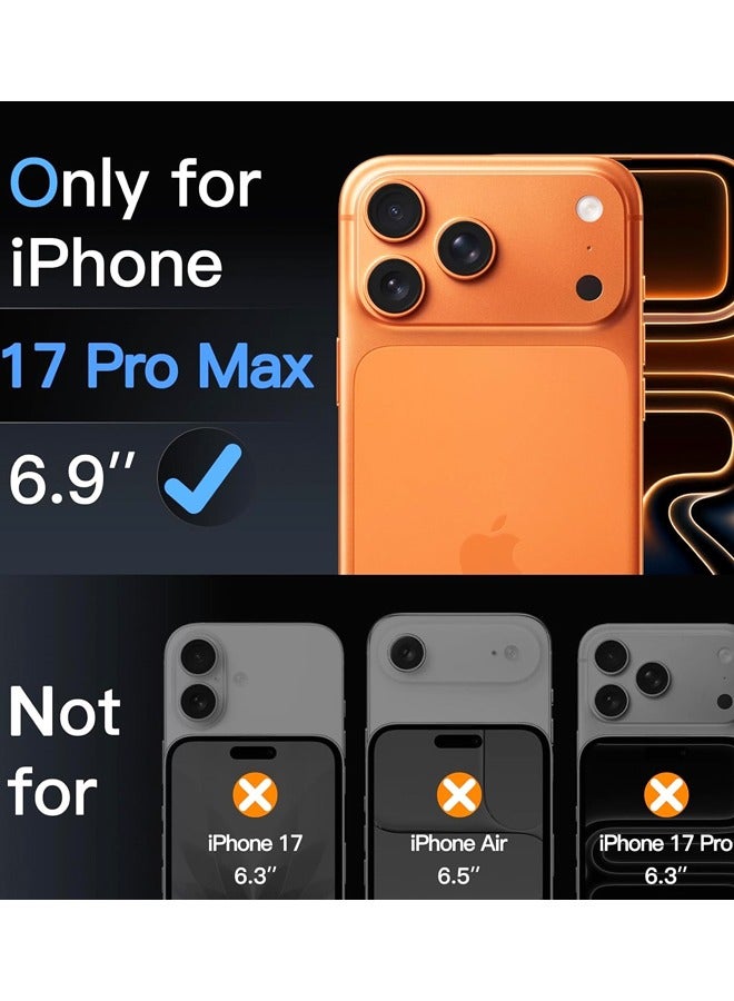 واقي عدسة كاميرا آيفون ١٧ برو ماكس - حماية كاملة لشاشة الكاميرا من الزجاج المقوى - Image 2