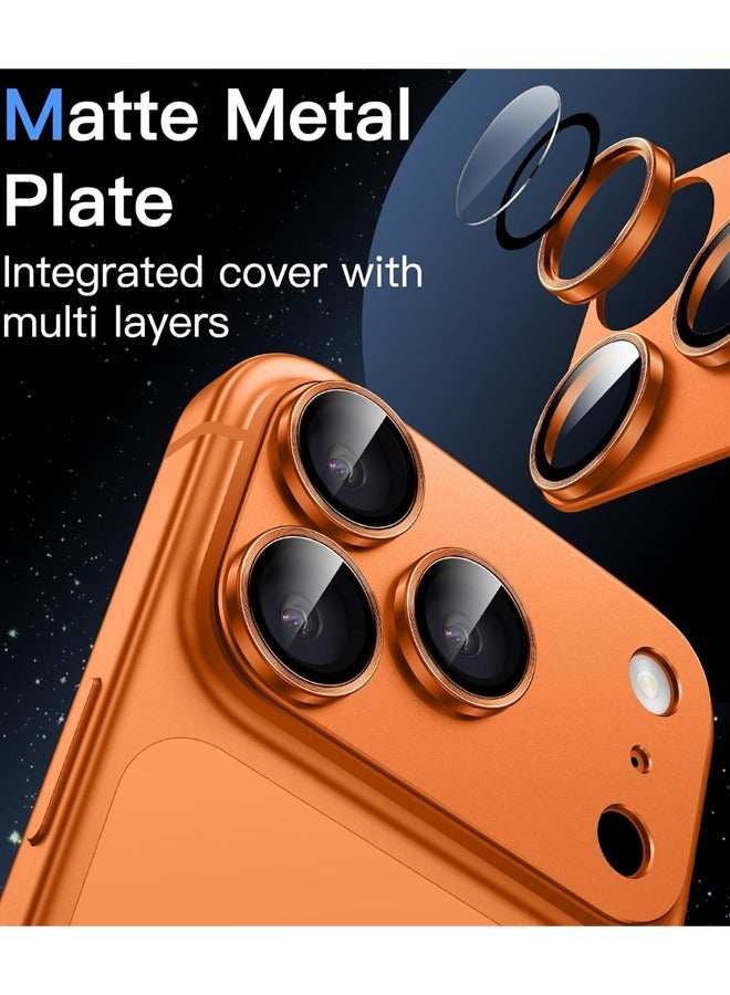 واقي عدسة كاميرا آيفون ١٧ برو ماكس - حماية كاملة لشاشة الكاميرا من الزجاج المقوى - Image 3