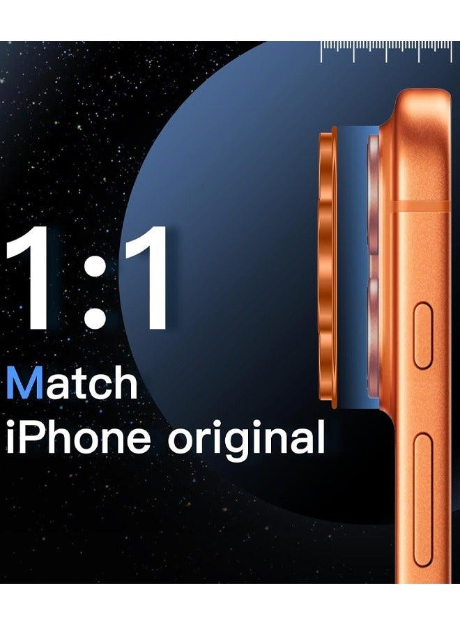 واقي عدسة كاميرا آيفون ١٧ برو ماكس - حماية كاملة لشاشة الكاميرا من الزجاج المقوى - Image 4