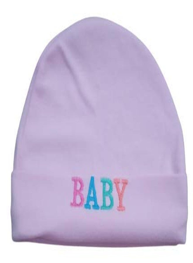 Lappu Cotton Cap Mitten and Booties Combo Set for Newborn Baby (Pink) - Image 2