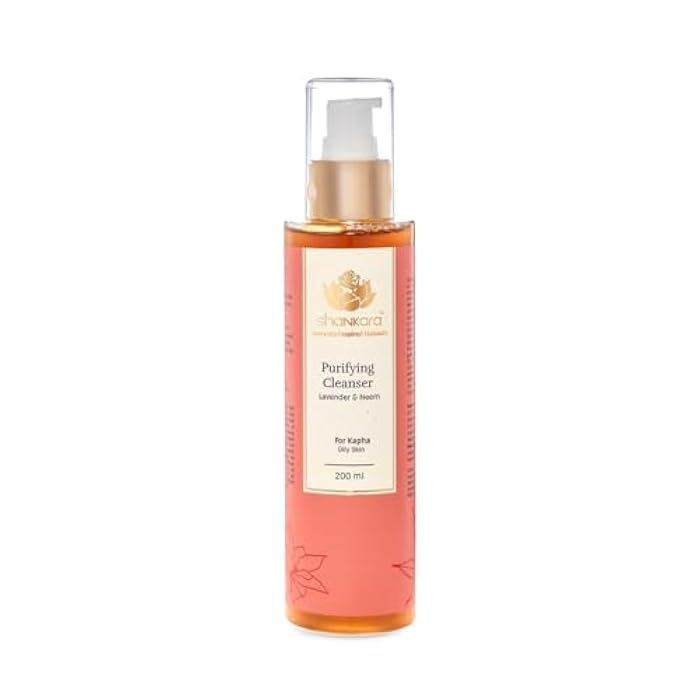 Shankara Purifying Cleanser for Women with Lavender, Witch Hazel, and Olive Leaf – Perfect Facial Cleanser for Removing Makeup, Dirt, and Excess Oil (200ML/1 Bottle) - Image 1