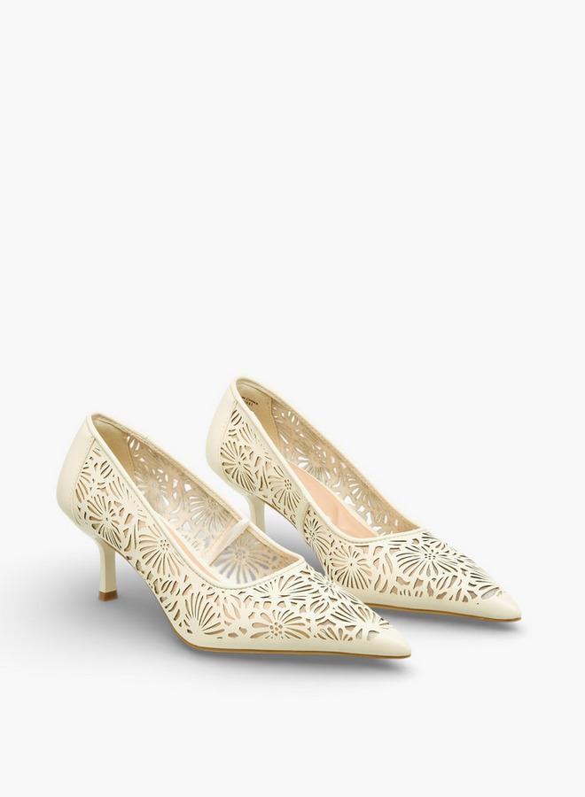 Women Laser Cut Pumps