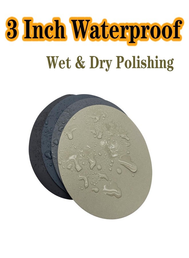 AutKerige 3 Inch Sanding Discs, 600-5000 Grit Premium Silicon Carbide Sandpaper with 1 Interface Pad, 40pcs Wet Dry Hook and Loop Sand Paper for Wood Metal or Auto - Image 2