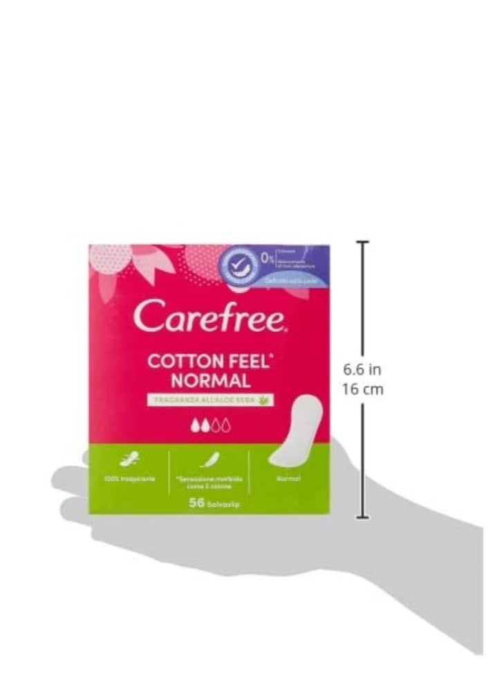 Carefree Breathable Cotton Panty Liners With Cotton & Aloe Extract Pack Of 56  - Image 5