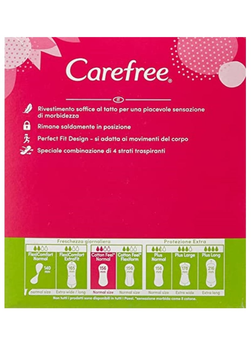 Carefree Breathable Cotton Panty Liners With Cotton & Aloe Extract Pack Of 56  - Image 3