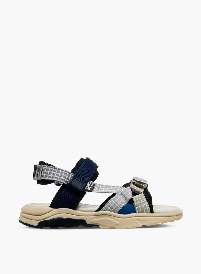 Mister Duchini Boys Hook and Loop Sandals