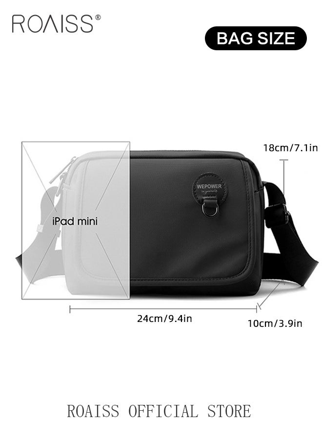 Versatile Crossbody Bag for Men Premium Nylon Fabric Multi-compartment Design Large Capacity Messenger Bag Business Waterproof Scratch Resistant Shoulder Bag with Smooth Zipper - pzsku/Z9CE655D6F0C01BF374F4Z/45/_/1721702662/1e90e8db-2b17-427a-86c2-7f7d7c1bc223