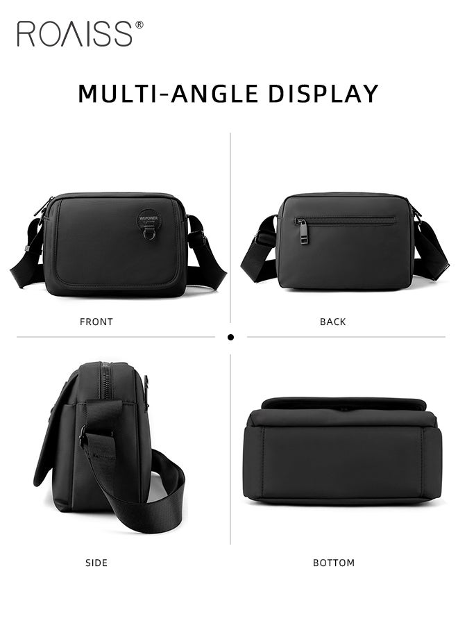 Versatile Crossbody Bag for Men Premium Nylon Fabric Multi-compartment Design Large Capacity Messenger Bag Business Waterproof Scratch Resistant Shoulder Bag with Smooth Zipper - pzsku/Z9CE655D6F0C01BF374F4Z/45/_/1721702806/f41b7ffb-1b54-4b0e-ae07-f77aef9bb0d3