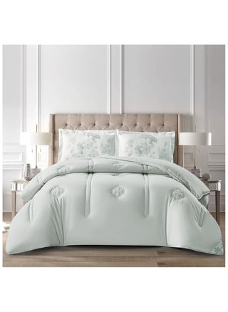Bedding Comforter Set, King Size 260x240 cm - 3-Pcs Digital Print Quilted Bed Set, Microfiber Fabric - 1 Comforter And  Pillow Shams, 2 Pillowcases - pzsku/Z9CE6566169F1A74F4981Z/45/1750635745/29f1f9fa-9956-41b4-b401-8ba1fd28aa5f