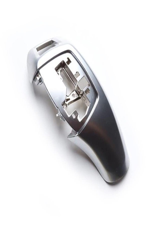 CHUANGHUI for BMW 1 2 3 4 5 6 7 Series X3 X4 Automotive Center Gear Shift Knob Shift Lever Trim Cover Auto Interior Shift Knobs Cover F30 F10 F02 F25 F26 (Ordinay Style, Silver) - Image 1