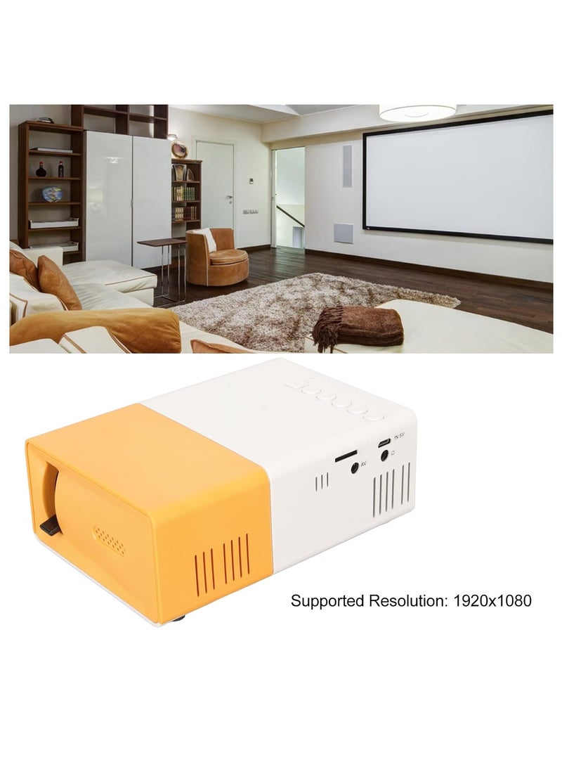 Mini 1080P 1920x1080 multimedia multimedia theater LCD video projector with AV VGA USB office phone home TV Box   24 to 60 inch projection - Image 4