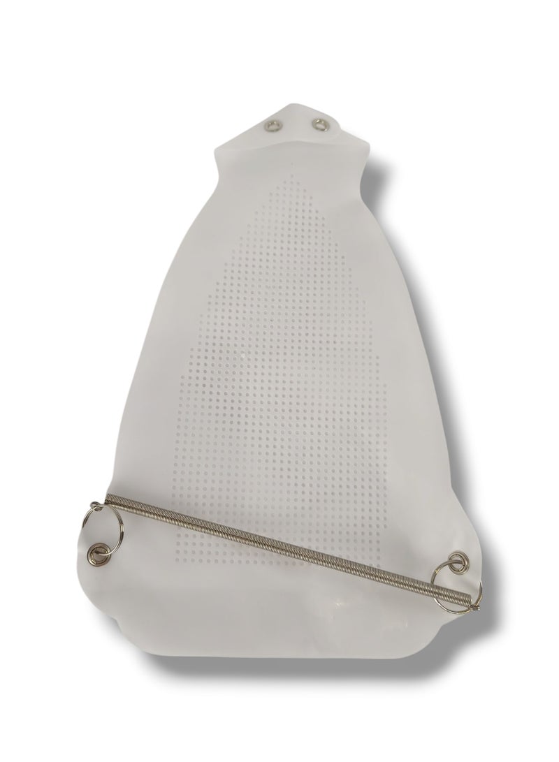 Ironing cover - Iron protective shoe, protector from overheating, for distribution of heat and steam and to protect fabrics and textiles and prevent sticking clothes and treat burning iron surface - Image 1