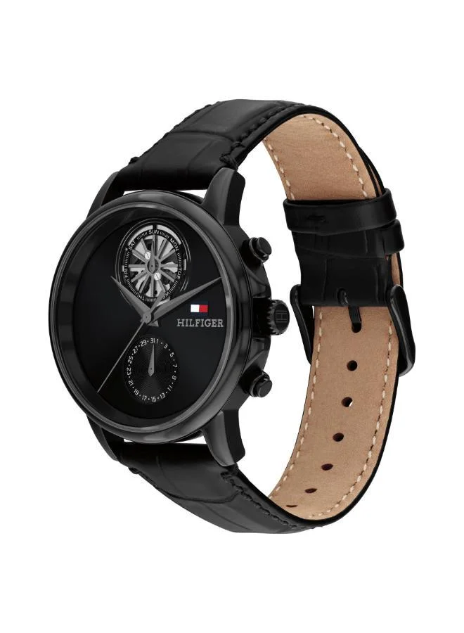 Tommy Hilfiger  Ionic Plated Black Steel Quartz Multifunction Watch for Men | Best Price UAE