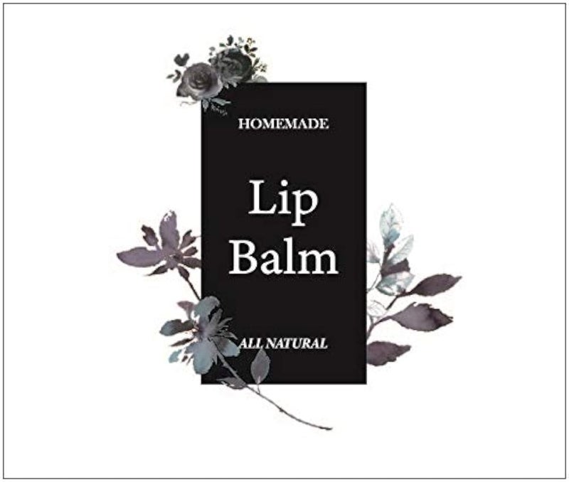 ZZYBIA ZZYBIA Homemade Skincare Products Adhesive Labels Stickers for Lip Balm Container Tubes 20pcs Simple Elegance