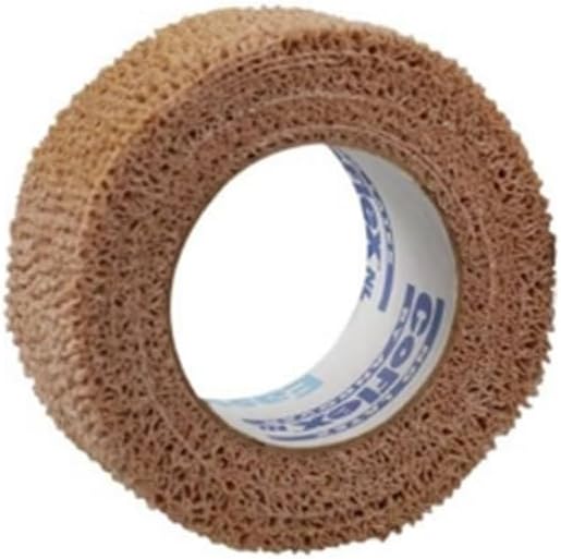 Andover COFlex 1x5Yds Tan Flesh 6Rolls Cohesive Flexible Elastic Latex Bandage Compression Self Adherent Wrap Kids Children Vet Animals Pets Cats Dogs Horses 3100TN
