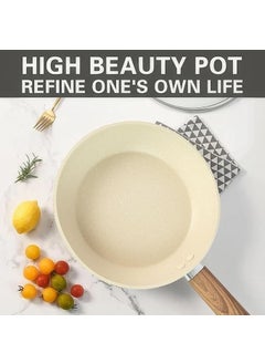 EDBIRET EDBIRET Granite Kadhai Pan Non Stick Frying Pan Coating Pan Granite Finish Omelette Egg Pan with Handle Egg Frying Pan for Kitchen Omelette Uttapam Frying Pan  - Image 3