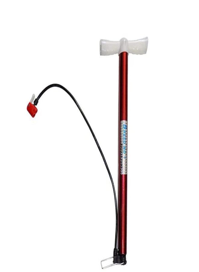 Trendmad High Pressure Hand Air Pump with 2 Nozzle for Cycle, Football, Volleyball, Basketball, Handball (Multicolour, Pack of 1) - Image 1