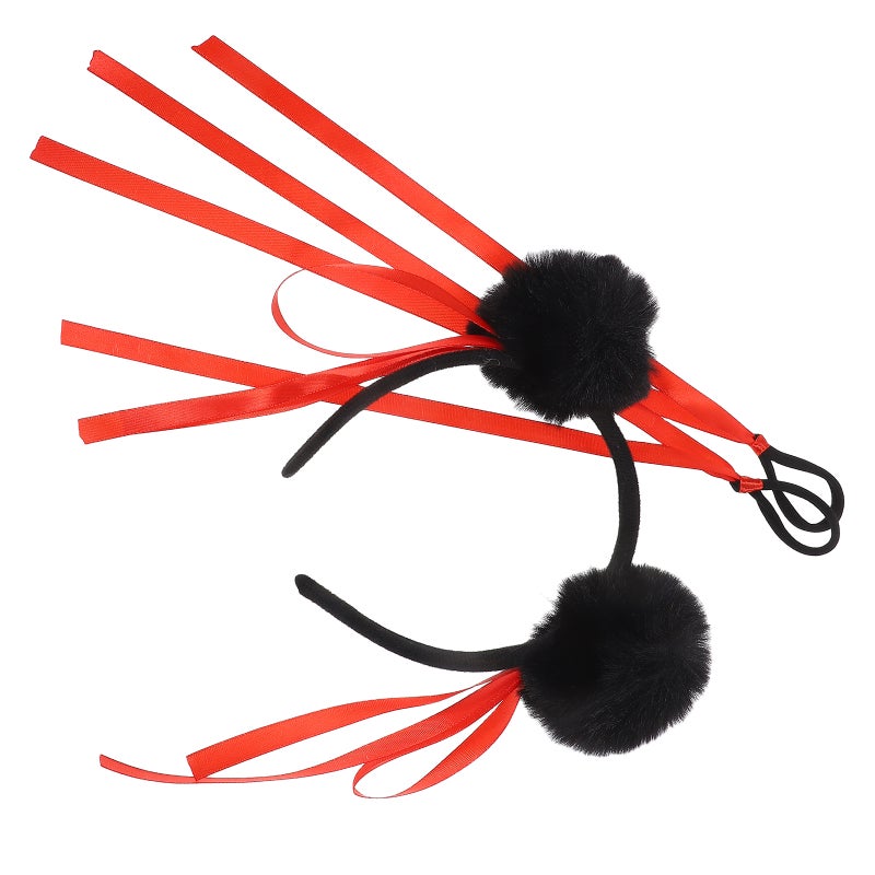1 Set Children's Bun Plush Headband for Performance Cute Funny Cosplay Hair Accessories for Parties Holidays and Cosplay Costumes - Image 1