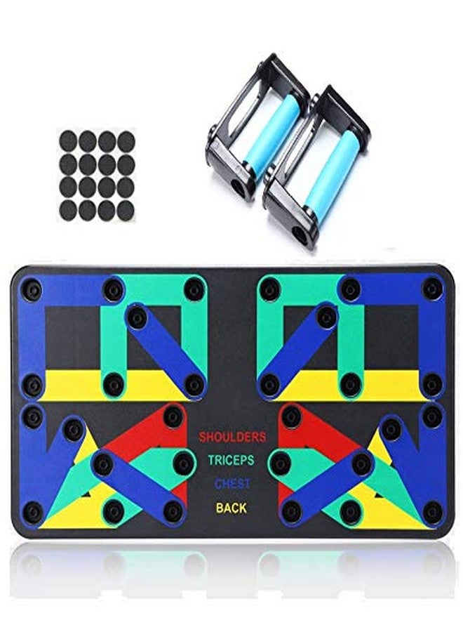LAFILLETTE 17 in 1 Multifunction Push up Board System for Body Gym Bar (Black) - Image 1