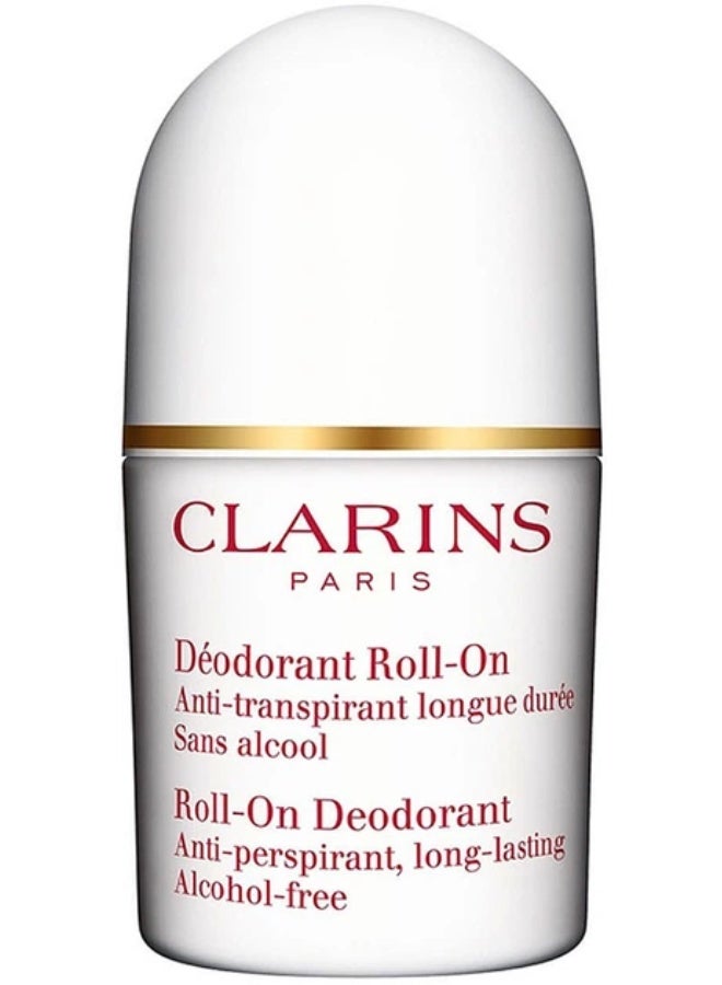 CLARINS Gentle Care Roll-On Deodorant 50ml | Alcohol-Free Sensitive Skin Antiperspirant Roll-On Deodorant | Long-Lasting 48H Odour Protection with Soothing Plant Extracts | Gentle Effective Daily Deodorant 50ml - Image 2