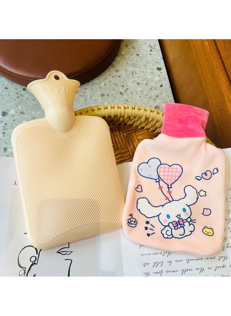 Generic Hot Water Bag Hot pack for Pain Relief Hot Water Bottle Cold and Hot Pack with velvet cover 1000ML  - Image 3
