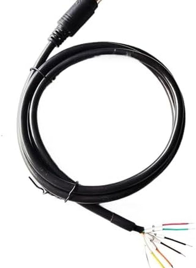 Mini Din MD4 Male to PS2 Adapter Breakout Cable RS232 RS485 RS422 Programming 1 8m - Image 3