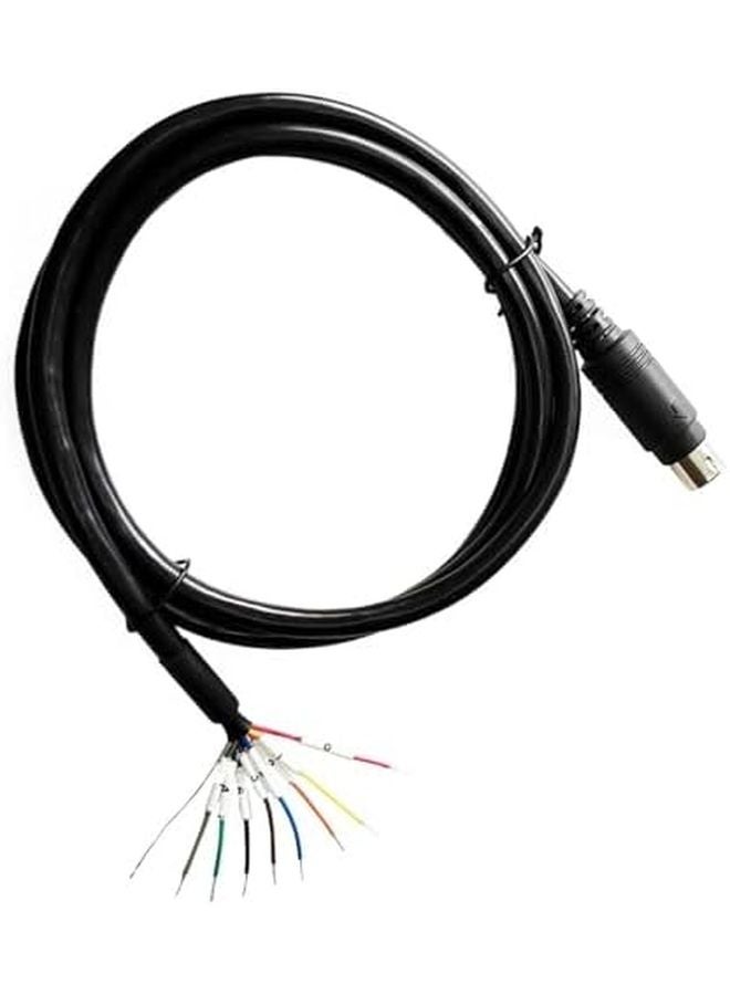 Mini Din MD4 Male to PS2 Adapter Breakout Cable RS232 RS485 RS422 Programming 1 8m - Image 4
