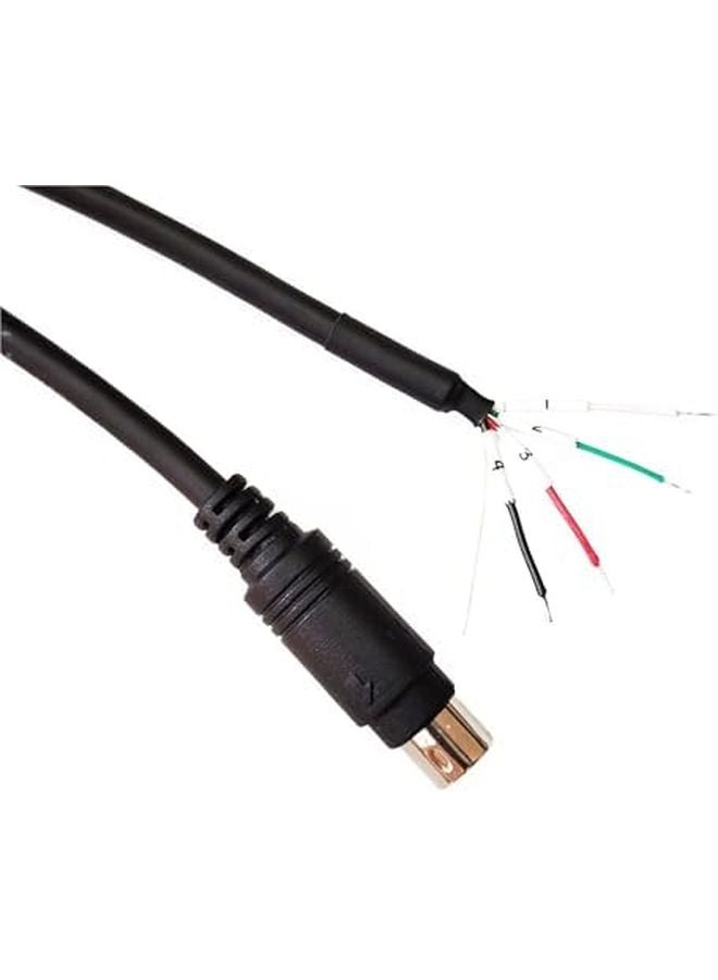 Mini Din MD4 Male to PS2 Adapter Breakout Cable RS232 RS485 RS422 Programming 1 8m - Image 2