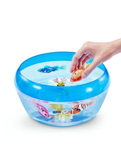 ROBO ALIVE Robo Fish Robotic Swimming Fish (Teal + Orange) By Zuru Water Activated, Changes Color, Comes With Batteries, Amazon Exclusive (2 Pack) Series 3  - Image 4