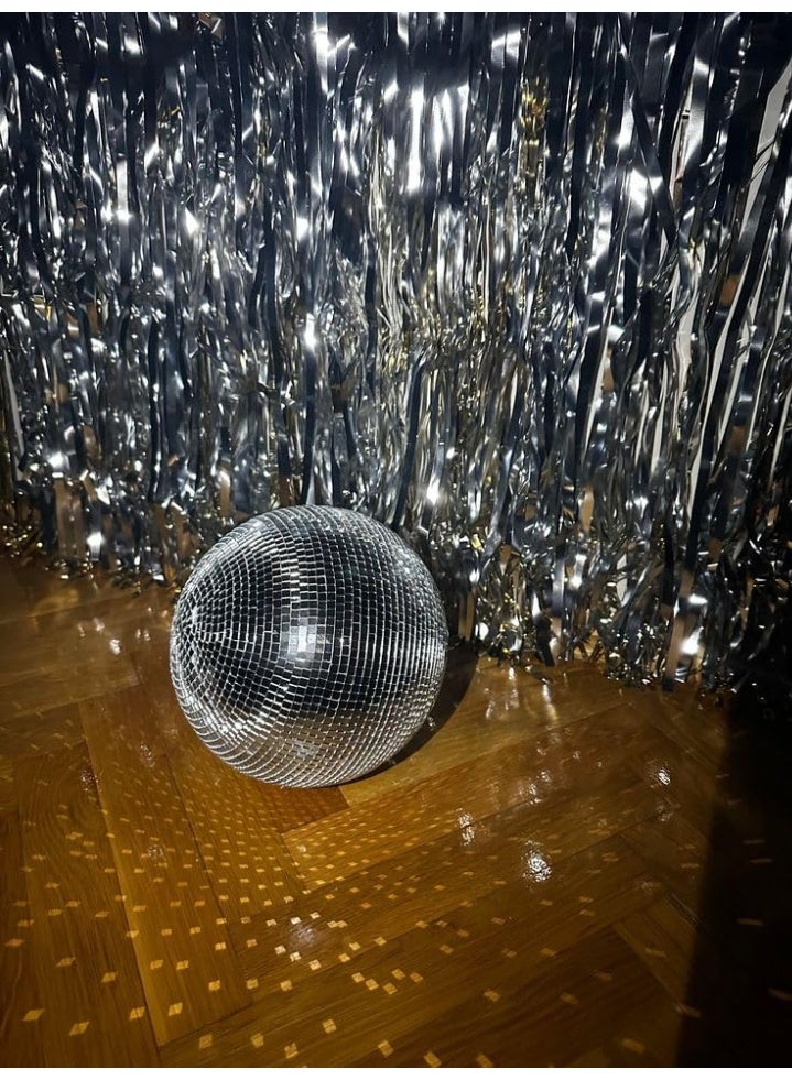Mado Gallery Disco Ball, Mirror Ball, Ornament Ball 50 CM / 20 INCHES (1 Piece), Decoration for Hanging, Home Parties & DJ Dance Clubs Stage, Lighting & New Year celebrations - Image 3