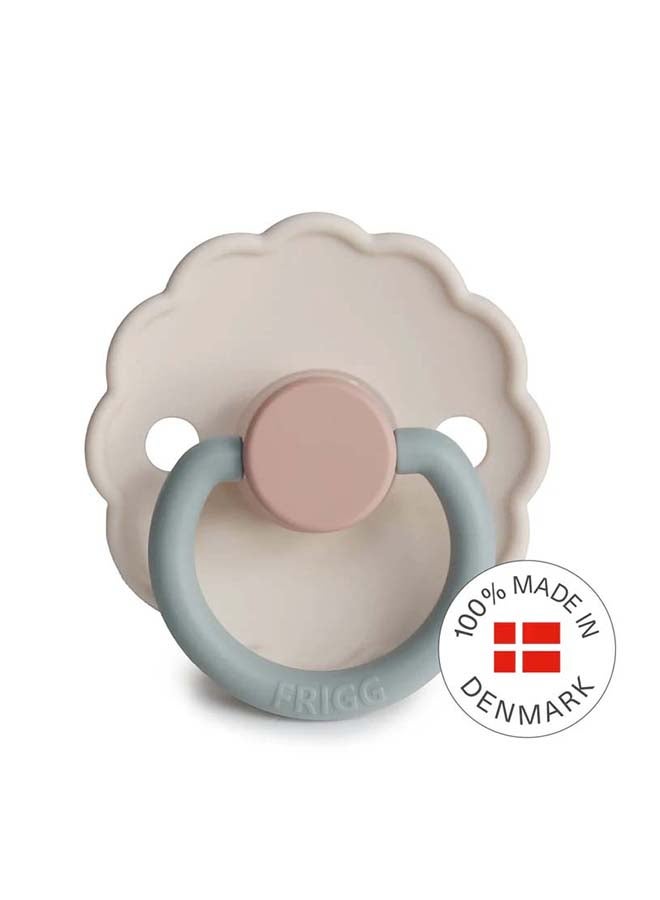 FRIGG لهاية FRIGG Daisy السيليكونية للأطفال 0-6 أشهر 2-Pack بلش/قطن حلو - الحجم 1 - Image 3
