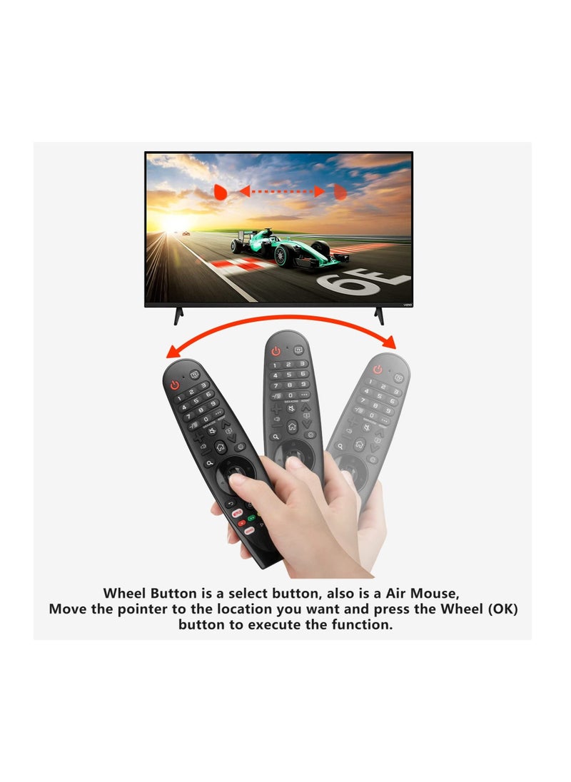 Anmi Replacement Remote Control for LG Smart TV with Magic Wheel Function, AN-MR20GA Compatible with AN-MR19BA, AN-MR18BA(NO Voice Function) - Image 3