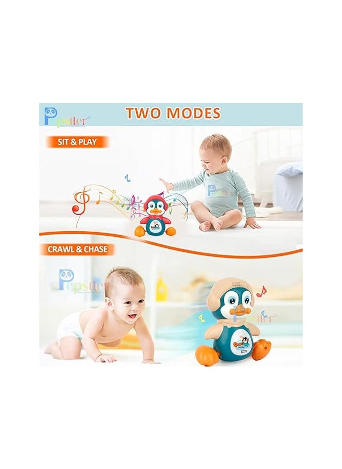 Whynot - Penguin Crawling Toy with Lights & Sounds by Summerlax | Interactive Early Learning Toy for Toddlers 🐧✨ - Image 1