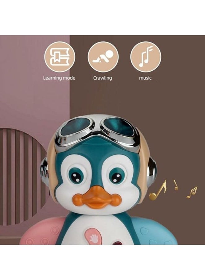 Whynot - Penguin Crawling Toy with Lights & Sounds by Summerlax | Interactive Early Learning Toy for Toddlers 🐧✨ - Image 1