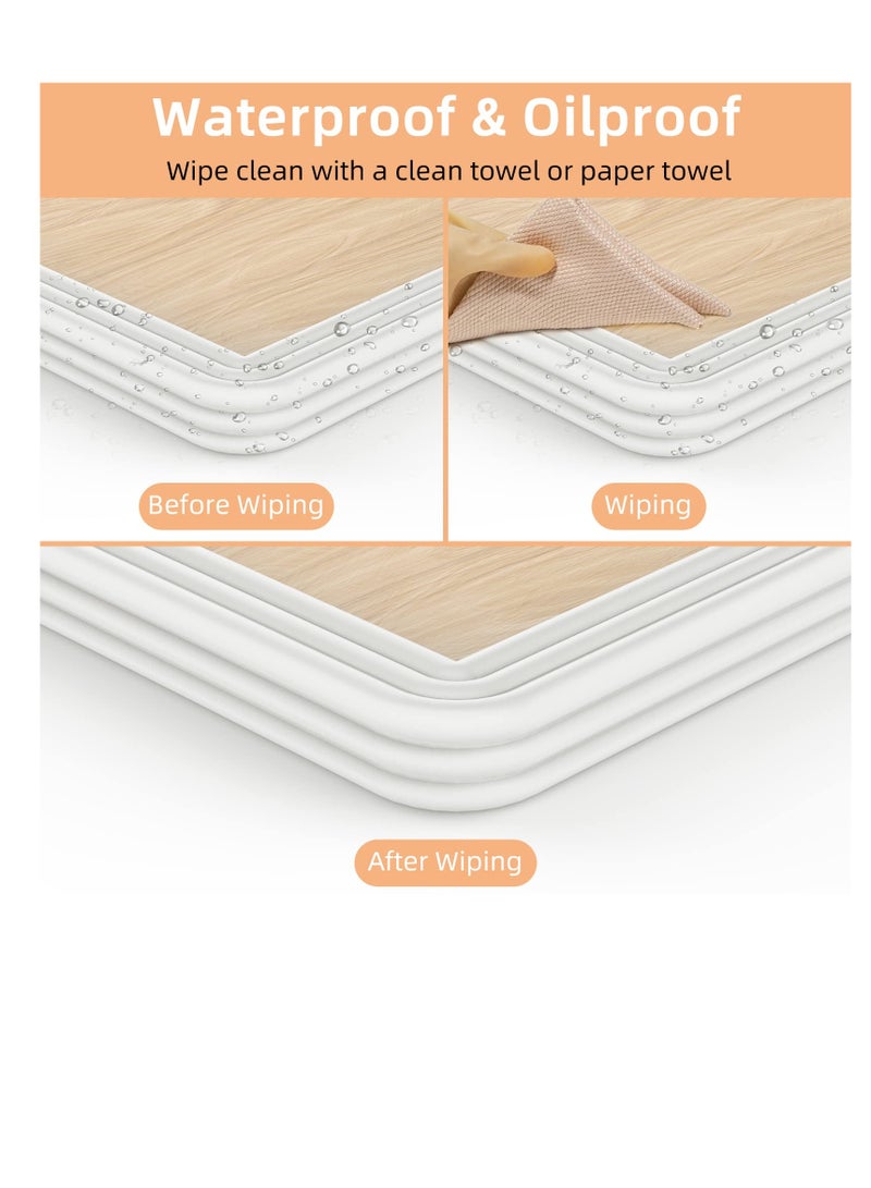 Excefore Baby Proofing 32.8ft Edge Corner Protector, Extra-Wide Soft Safety Guards, Proof Foam Padding, with 3M Strong Adhesive Double Sided Tape, Baby Proofing Padding, for Fireplace, Desk, Table (White) - Image 4