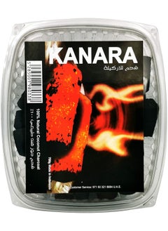 Kanara Coconut Shell Charcoal - 100% Natural Coal Cubes for Shisha, Hookah, Bakhoor, Incense, BBQ - Long-Lasting, Low Smoke, Odorless Briquettes - No Taste, Chemicals or Additives - 1 kg Box