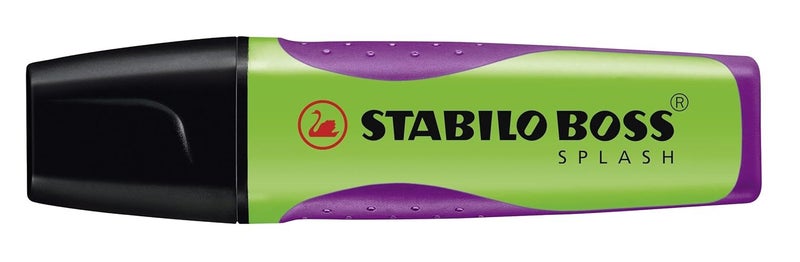 STABILO BOSS Highlighter Pen | 1 Piece | Splash Series | Fluorescent Green - Image 1