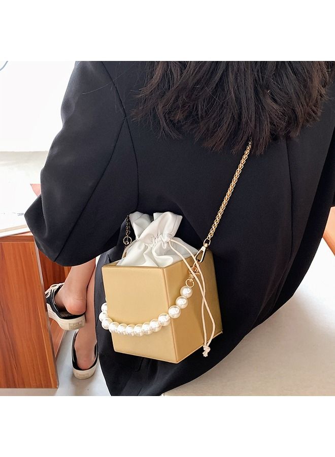 Street Fashion PU Box Bag - Available in 5 Colors, Small in Size and Made of Durable Material  - Image 1
