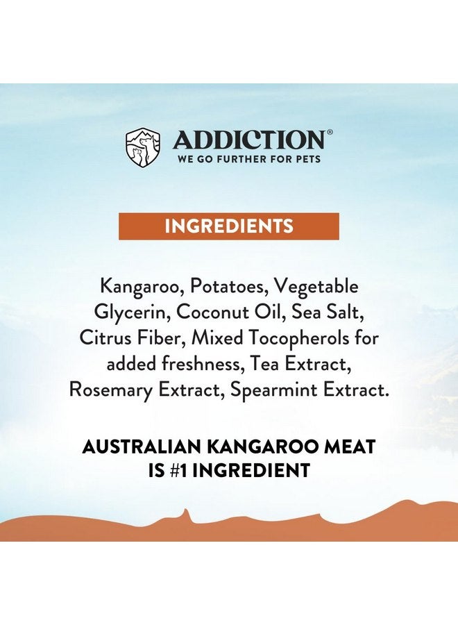 Addiction Meaty Bites All Life Stages Grain-Free Premium Kangaroo Dog Treats - 4 Ounces - Image 5