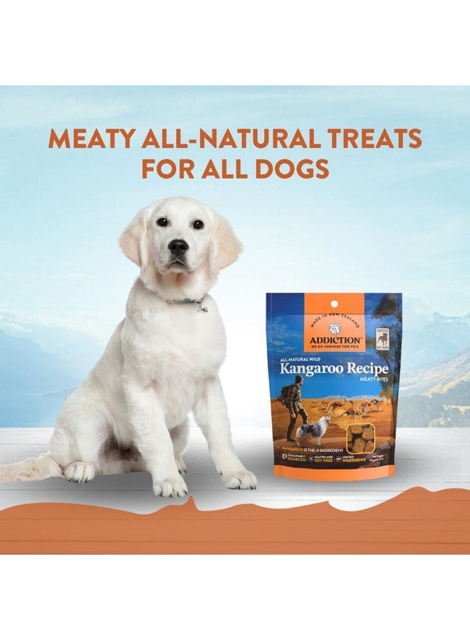 Addiction Meaty Bites All Life Stages Grain-Free Premium Kangaroo Dog Treats - 4 Ounces - Image 2