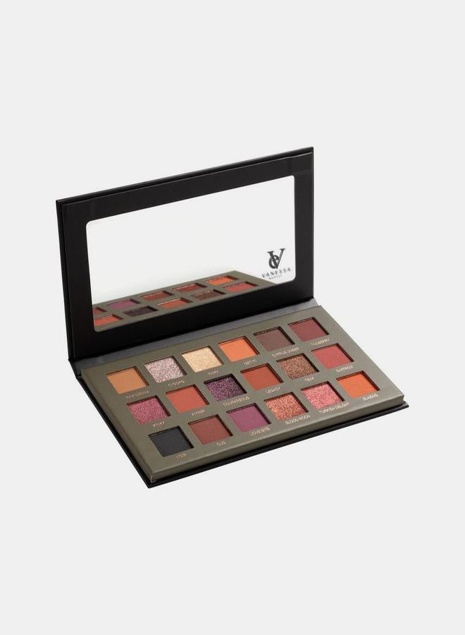 VANESSA MAKEUP Coral Neutrals Eyeshadow Palette - Image 2