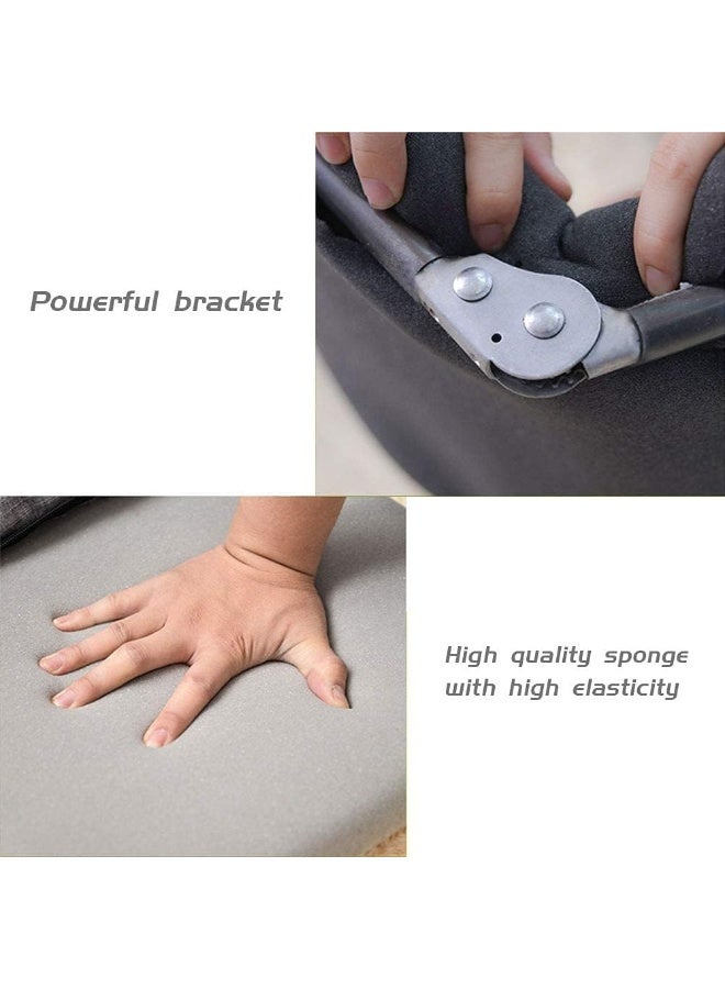 GO2CAMPS Camping Chair with Cushion, Sand Desert Floor Sitting Chair, Lazy Chair Adjustable Angles Padded Back Support, Arabic Majlis Chair, Fold Flat for Meditation, Yoga Chair, Reading, TV Watching, Gaming - Image 3