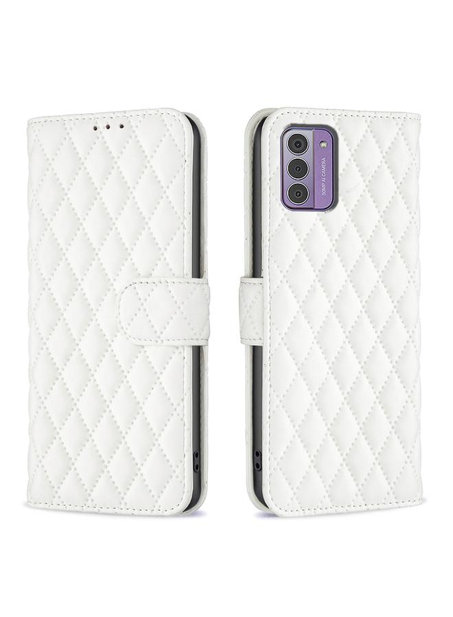 S-TOP Case For Nokia G42 Diamond Lattice Wallet Flip Leather Phone Case - Image 1