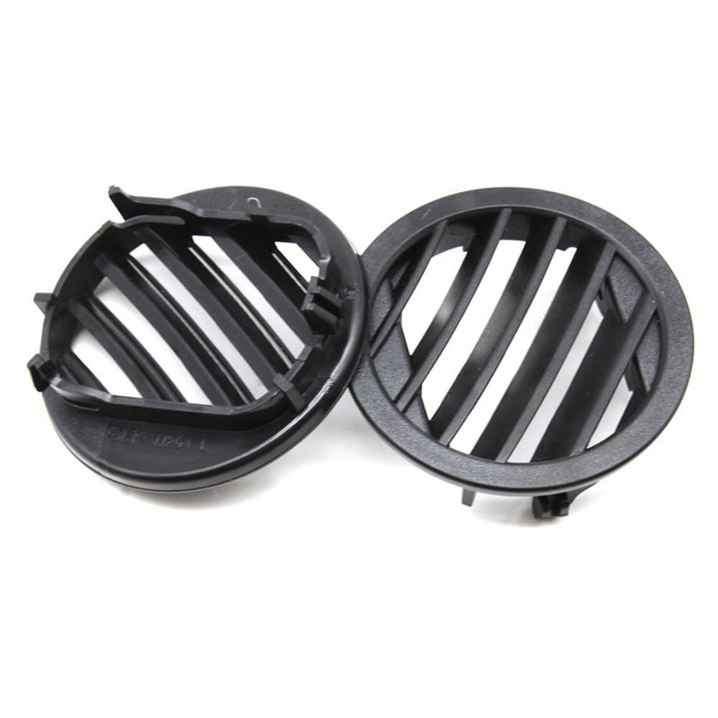 2PCS Dash Air Vent Outlet Cover Set for Mercedes Benz Black - Image 5