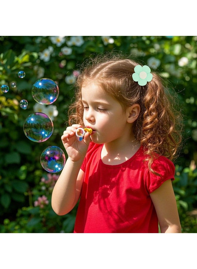 ACO-UINT Toddler Hair Ties 34 Pack Soft Hair Bands for Little Girls Elastics Baby Hair Ties No Damage Cute Candy Colorful Pony Tails Holders with Flower and Bows Hair Accessories for Girls - Image 5